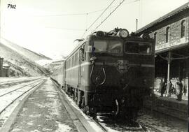 Locomotora eléctrica de la serie 279 - 001 a 016 de RENFE, ex nº 7902, denominada Benemérita