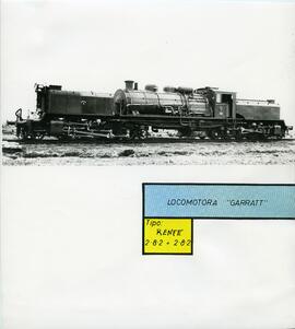 Locomotora de vapor Garratt 282T - 406 (ex CA 206) (serie RENFE 282- 401 a 406) (ex serie Central...