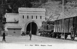 Túnel de la línea de Simplon en Brig