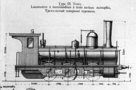 Gráficos de locomotoras de vapor / material rodante