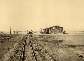 Ferrocarril de Otavi: Casilla de guardabarrera en Namibia, en el kilómetro 57.