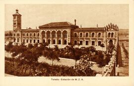 Estación de MZA en Toledo de la línea Castillejo a Toledo