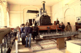 TÍTULO: Museo Nacional Ferroviario, con sede en el palacio de Fernán Núñez y acceso por la calle ...
