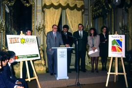 Acto conmemorativo con Carlos Roa relativo a Vías Verdes, celebrado en el palacio de Fernán Núñez...