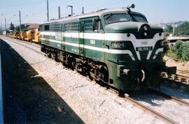 Locomotora diésel - eléctrica 316 - 004 - 1 de la serie 316 - 001 a 017 de RENFE, ex 1604, fabric...