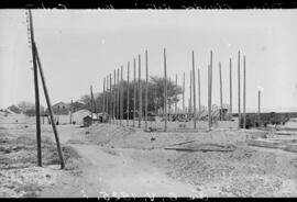 Construcción de la estación de Algodor