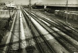 TÍTULO DEL ÁLBUM : Parte semestral de obras / Red Nacional de los Ferrocarriles Españoles. Vía y ...