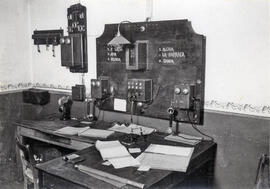 Gabinete telefónico de la estación de Carcagente