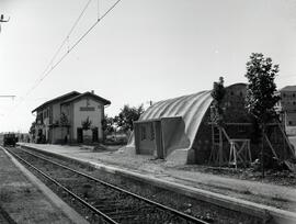 Estación de El Plantío de la línea de Madrid a Irún.