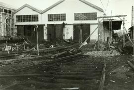 Modificación del depósito de locomotoras de la estación de Principe Pío de Madrid. Línea de Madri...