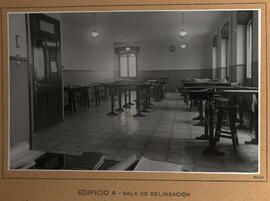 Sala de delineación del edificio A - Madrid - Príncipe Pío