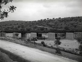 Sustitución del puente metálico existente por un puente o viaducto de hormigón de 8 tramos y 196 ...