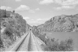 Túnel de la línea de Puebla de Híjar a Tortosa, también conocida como Val de Zafán a San Carlos d...