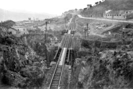 Cruce superior con la línea de Manresa