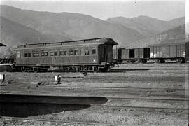 Composiciones de viajeros y mercancías en la estación de Ripoll