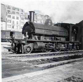 Locomotora de vapor de la serie 130ST - 0201 de RENFE (Ex Ferrocarril de Triano 13), fabricada po...