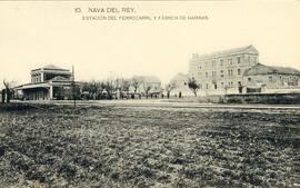 Estación y Fábrica de harinas de Nava del Rey