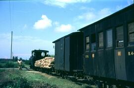 Locomotora de vapor nº 6 del Ferrocarril San Feliu de Guixol a Gerona (SFG), con rodaje 031 T y f...