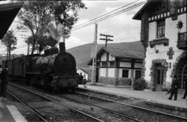 Estación de Miravalles de la línea de Castejón a Bilbao
