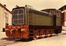 Locomotora diésel 10501 (serie 305 de RENFE), fabricada por Henschel