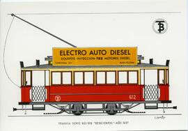 
Tranvía "Seiscientos". Serie 612/619. Año 1937
