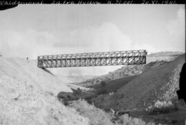 Puente Valdemoral en el km 71,001 de la línea de Zafra a Huelva