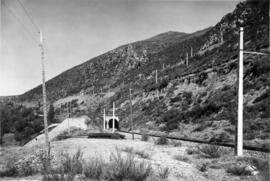 Entrada al túnel helicoidal denominado Cargol (caracol en castellano), en el trayecto de Planoles...