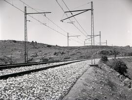 Vía general entre los km 68,500 y 105,800 de la línea Madrid a Irún