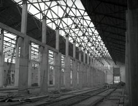 Talleres de Material Fijo de la estación de Valladolid - Campo Grande de la línea de Madrid a Irún