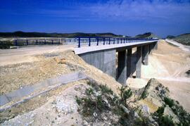 Puente en la línea Madrid-Barcelona-Frontera francesa