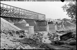 Sustitución de puentes metálicos. Línea Madrid a Badajoz. Km. 289,182. Puente sobre el río Guadalmez