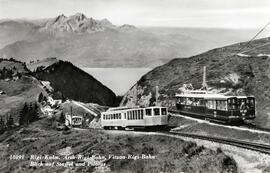 Vista de las líneas Rigi-Kulm, Arth-Rigi-Bahn y Vitzau-Rigi-Bahn