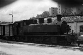 Locomotora de vapor nº 5, con rodaje 141 T de la línea de vía estrecha de Ferrol a Gijón, constru...