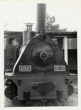 Locomotora de vapor 030 T nº 3 del Ferrocarril de vía estrecha de Madrid a Villa del Prado y Almo...
