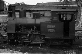 Locomotora de vapor de Minas de Cala (alquilada) denominada "Minas del Castillo" nº 32,...