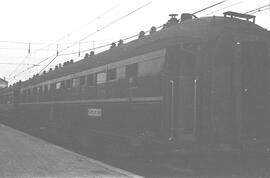 Coche cama WL 3309 de la Compañía Wagons Lits en Madrid - Príncipe Pío, formando parte de la comp...