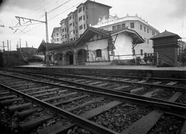 Estación de Irún - Frontera del Ferrocarril de San Sebastián a la Frontera Francesa, situada en e...