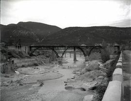 Obras de sustitución del puente métalico ferroviario de 4 tramos sobre el río Gallego existente e...