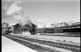 Castellano Expreso de la línea de Algeciras y Madrid, tren expreso especial para los pasajeros de...