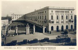 Estación de Barcelona - Término, también denominada Barcelona - Francia, en construcción