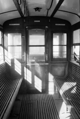 Interior de un tranvía de los Tranvías Eléctricos de Granada