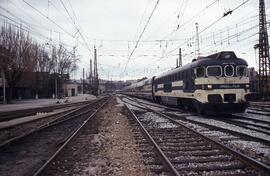 Locomotoras diésel hidráulicas de la serie 354 - 001 a 008 de RENFE, ex. 4000 T, fabricadas por K...