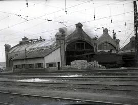 Estación de Ávila. Depósito de material y tracción
