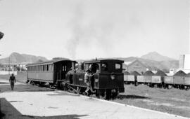 Locomotora de vapor nº 1 "Gandía" del Ferrocarril de Alcoy a Gandía (AG), con rodaje 13...