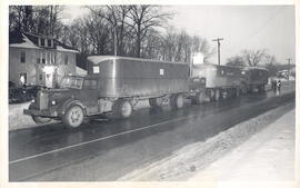 Convoy de carretera en Nueva York, Estados Unidos