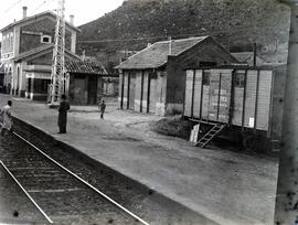 Estación de Collado Mediano de la línea de Villalba a Medina del Campo por Segovia