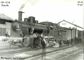 Locomotora de vapor 030-2536, ex Compañía de los Ferrocarriles de Madrid a Cáceres y Portugal 401...