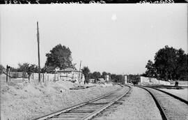 Obras en paso superior en Aranjuez. Línea Madrid-Alicante