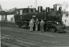 Locomotora de vapor 131 T nº 11 "Purón" del Ferrocarril del Cantábrico, fabricada por K...