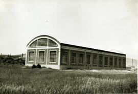 Cocherón de locomotoras eléctricas de Alar del Rey en la línea de Venta de Baños a Santander